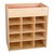 Economy Daycare Changing Station w/ 12 Cubbies