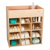 Economy Daycare Changing Station w/ Cubbies