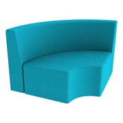 Shapes Series Vinyl Structured Soft Seating - 12" H Quarter Round