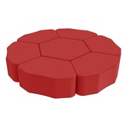 Shapes Series Vinyl Soft Seating - Flower 12" H (Set of Seven)