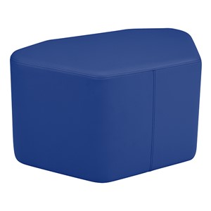 Shapes Vinyl Soft Seating - Petal (18" H) - Blue