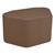 Shapes Vinyl Soft Seating - Petal (18" H) - Chocolate