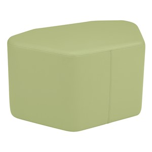Shapes Vinyl Soft Seating - Petal (18" H) - Fern Green