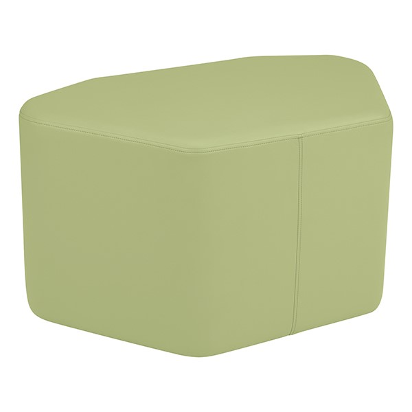 Shapes Vinyl Soft Seating - Petal (18" H) - Fern Green