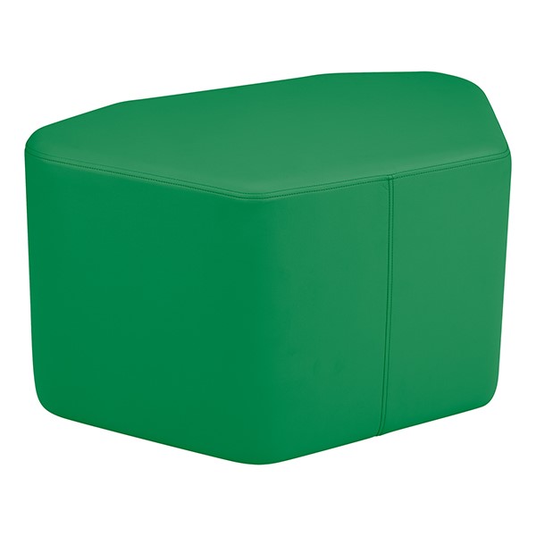 Shapes Vinyl Soft Seating - Petal (18" H) - Green