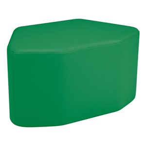 Shapes Vinyl Soft Seating - Petal (18" H) - Green