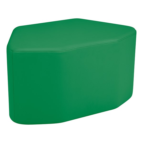 Shapes Vinyl Soft Seating - Petal (18" H) - Green