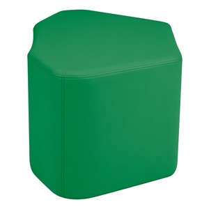 Shapes Vinyl Soft Seating - Petal (18" H) - Green