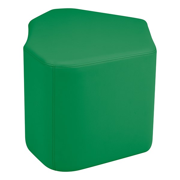 Shapes Vinyl Soft Seating - Petal (18" H) - Green