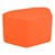 Shapes Vinyl Soft Seating - Petal (18" H) - Orange