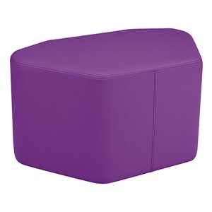 Shapes Vinyl Soft Seating - Petal (18" H) - Purple