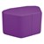 Shapes Vinyl Soft Seating - Petal (18" H) - Purple