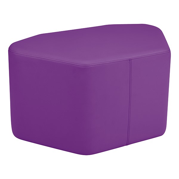 Shapes Vinyl Soft Seating - Petal (18" H) - Purple