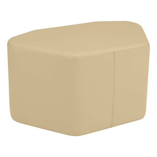 Shapes Vinyl Soft Seating - Petal (18" H) - Sand