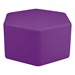 Shapes Vinyl Soft Seating - Hexagon - Purple