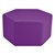 Shapes Vinyl Soft Seating - Hexagon (18" H) - Purple