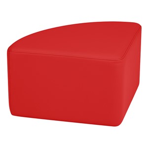 Shapes Vinyl Soft Seating - Pie - Red