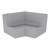 Wedge Chairs - Pack of Two - Gray