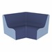 Wedge Chairs - Pack of Two - Navy & Powder Blue
