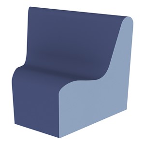 Wedge Chairs - Pack of Two - Navy & Powder Blue
