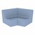 Wedge Chairs - Pack of Two - Powder Blue