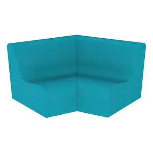 Wedge Chairs - Pack of Two - Teal
