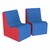 Foam Chairs - Pack of Two - Blue & Red
