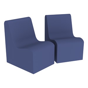 Foam Chairs - Pack of Two - Navy
