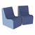 Foam Chairs - Pack of Two - Navy & Powder Blue