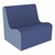 Foam Soft Seating - Sofa - Navy & Powder Blue