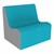 Foam Soft Seating - Sofa - Teal & Gray