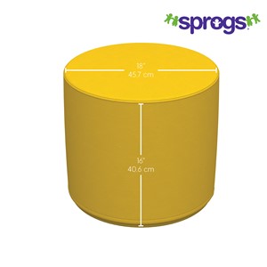 Foam Soft Seating Set- Cylinder (Four 16" H)