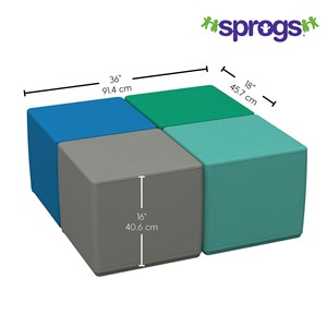 Foam Soft Seating Set - Square