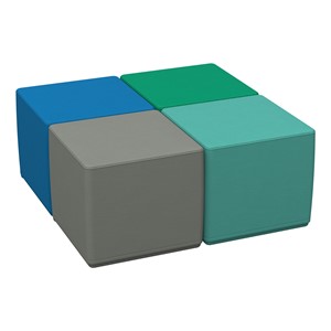 Foam Soft Seating Set - Square (Four 16" H) - Contemporary