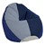 Dew Drop Bean Bag - Navy/Powder Blue