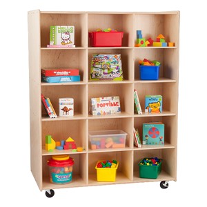 30-Opening Double-Sided Cubby Unit