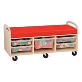 Mobile Reading & Storage Bench