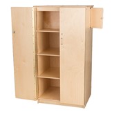 Teacher's Wooden Locking Cabinet