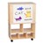 Wooden Storage Cabinet w/ Side Shelves