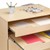 Wooden Storage Cabinet w/ Shelves & Exposed Drawers