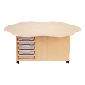 Preschool Table with Storage - STEM Bin Flower