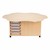 Preschool Table with Storage - STEM Bin Flower