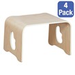 Bentwood Floor Desk (Set of Four)