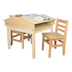 Mobile Notebook, Tablet & Reading Table w/ Wooden Legs