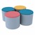 Foam Soft Seating Cylinder Accent Set - Four Pieces (12" H) - Coral Reef