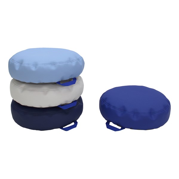 SoftScape Bean Cushions - Navy/Powder Blue