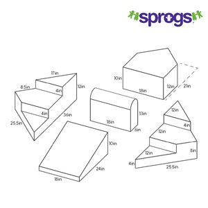 SoftScape Step Up and Slide Corner Climber