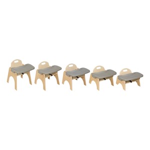 Wooden Children's Chairs w/ Adjustable Trays
