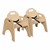 Wooden Children's Chair w/ Belt - Pack of Two