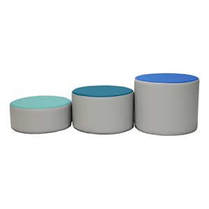 Foam Soft Seating - SoftScape Round Accent Ottomans